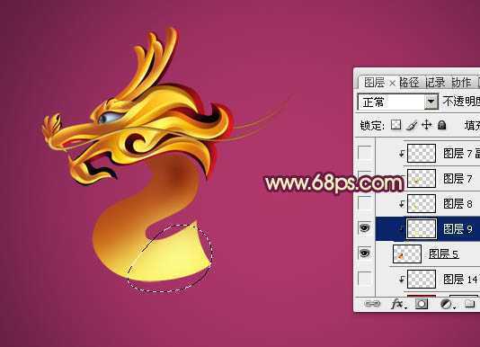 ‘photoshop制作出创意的龙年贺岁字2012特效‘