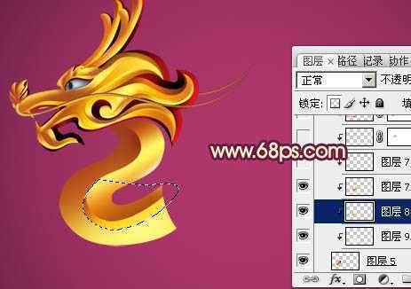 ‘photoshop制作出创意的龙年贺岁字2012特效‘