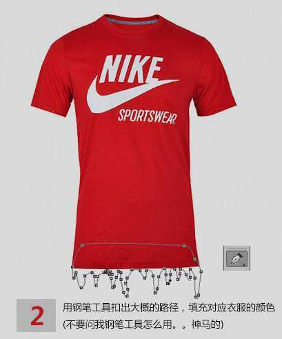 ‘photoshop利用路径及样式为衣服制作出溶解效果‘