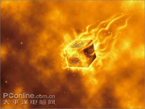 Photoshop CS3制作魔幻陨石壁纸_脚本之家jb51.net原创