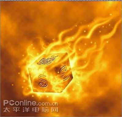 Photoshop CS3制作魔幻陨石壁纸_脚本之家jb51.net原创