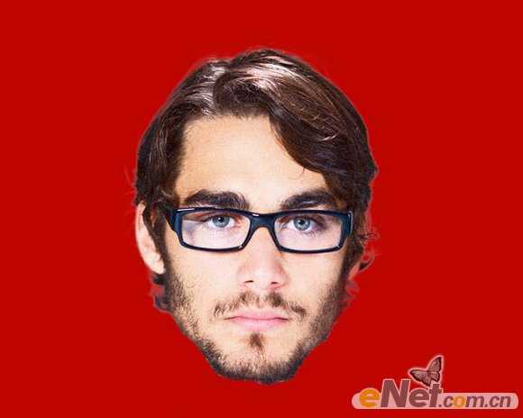 ‘photoshop利用画笔及图层样式制作颓废的古典头像海报‘