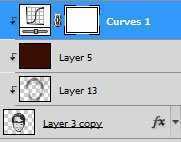 ‘photoshop利用画笔及图层样式制作颓废的古典头像海报‘