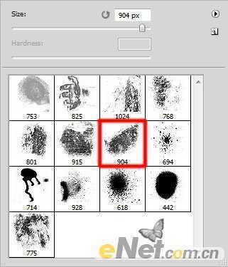 ‘photoshop利用画笔及图层样式制作颓废的古典头像海报‘
