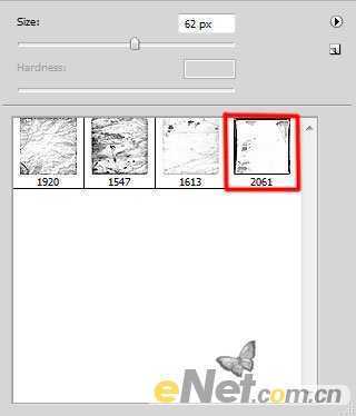 ‘photoshop利用画笔及图层样式制作颓废的古典头像海报‘