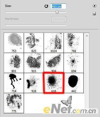 ‘photoshop利用画笔及图层样式制作颓废的古典头像海报‘