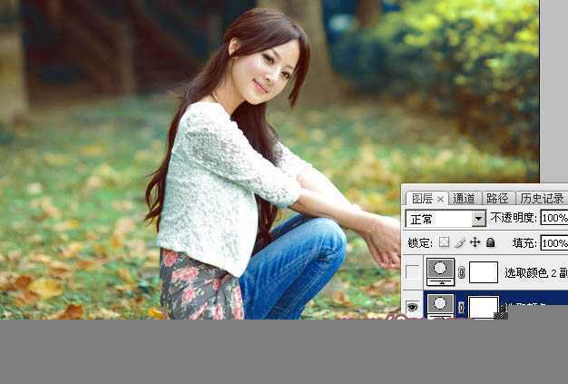 ‘Photoshop为果子美女打造甜美的柔橙色‘