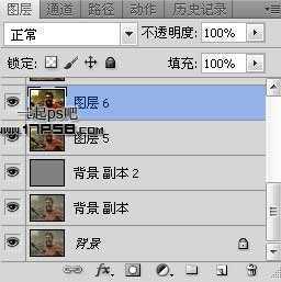 ‘photoshop将斯巴达300勇士图片制作出电影效果‘