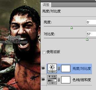 ‘photoshop将斯巴达300勇士图片制作出电影效果‘