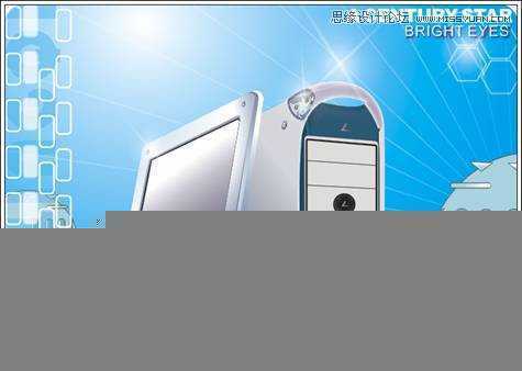 CorelDRAW设计电脑宣传海报教程,破洛洛