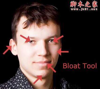 ‘photoshop利用液化工具将帅哥头像转为爆笑的漫画效果‘