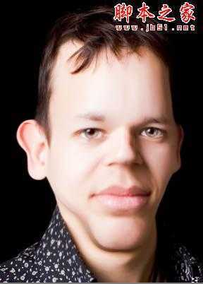 ‘photoshop利用液化工具将帅哥头像转为爆笑的漫画效果‘