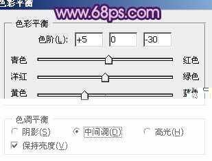 ‘Photoshop将外景婚片调成淡淡的紫红色‘