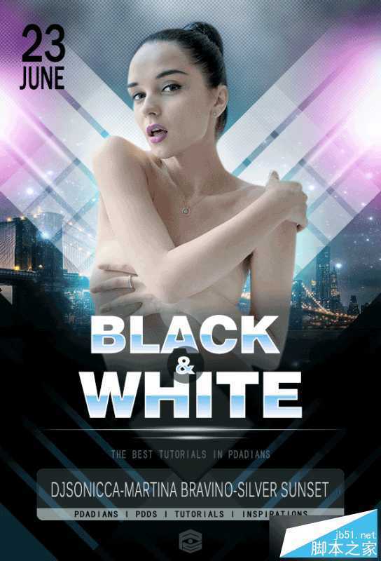 ‘PS合成炫光的演唱会海报教程‘