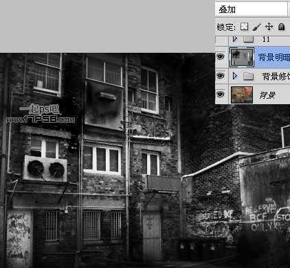 ‘photoshop将帅哥图片合成超酷的雨夜黑白插画效果‘
