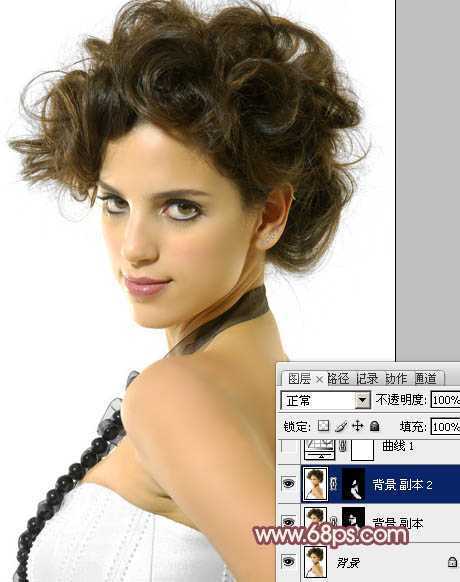 ‘Photoshop将偏色人像图片调制出纯美的淡红色‘