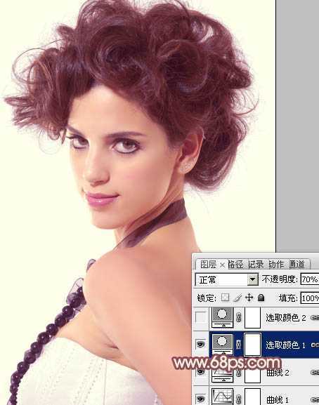 ‘Photoshop将偏色人像图片调制出纯美的淡红色‘