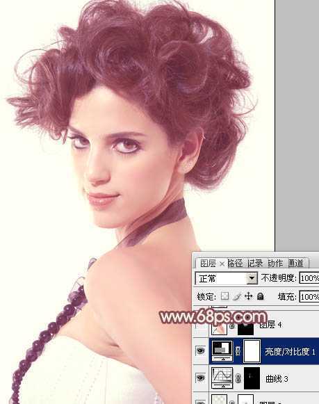 ‘Photoshop将偏色人像图片调制出纯美的淡红色‘