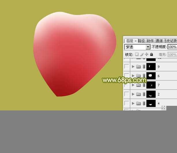 ‘Photoshop设计制作一朵的粉嫩的玫瑰花‘