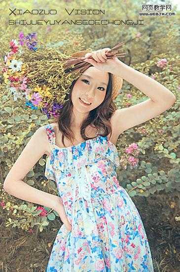 ‘Photoshop将美女照片制作成高光渲染的梦幻特效‘