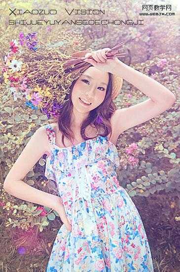 ‘Photoshop将美女照片制作成高光渲染的梦幻特效‘