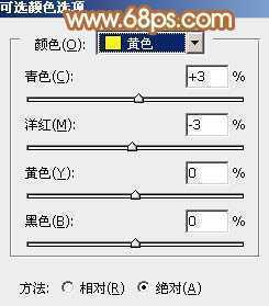 ‘Photoshop为树林美女图片调制出柔和的淡黄早秋色‘