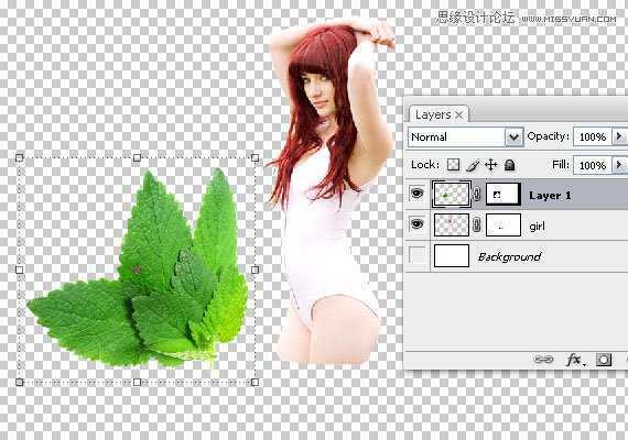 ‘使用Photoshop合成藤蔓装饰的少女场景图教程‘