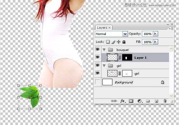 ‘使用Photoshop合成藤蔓装饰的少女场景图教程‘