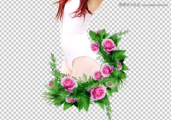 ‘使用Photoshop合成藤蔓装饰的少女场景图教程‘