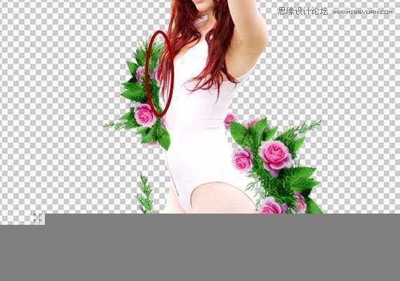 ‘使用Photoshop合成藤蔓装饰的少女场景图教程‘