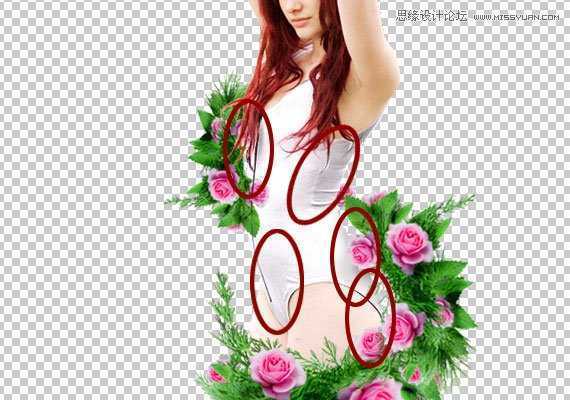 ‘使用Photoshop合成藤蔓装饰的少女场景图教程‘