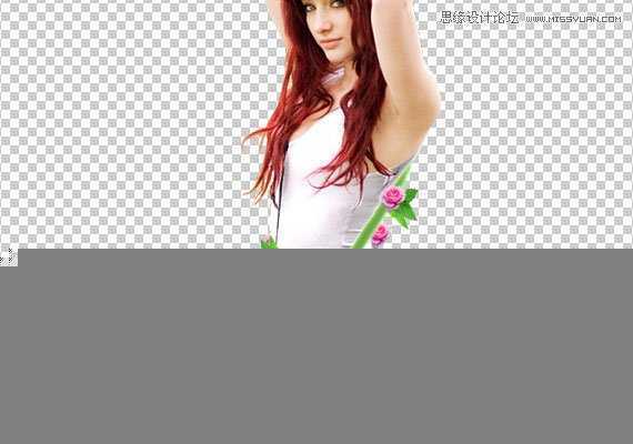 ‘使用Photoshop合成藤蔓装饰的少女场景图教程‘