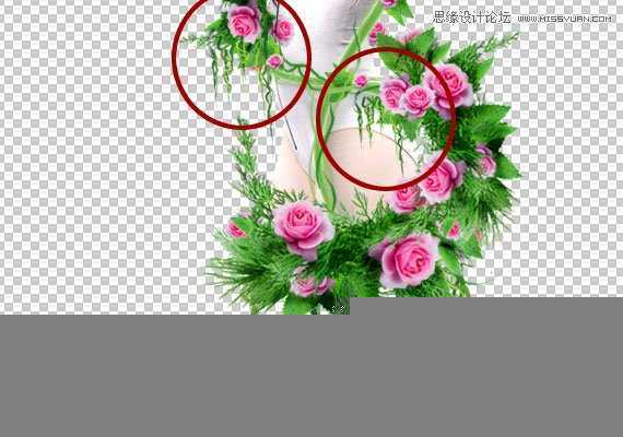 ‘使用Photoshop合成藤蔓装饰的少女场景图教程‘
