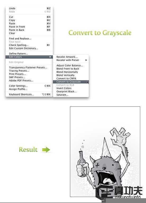 illustrator转换为灰度gray_02