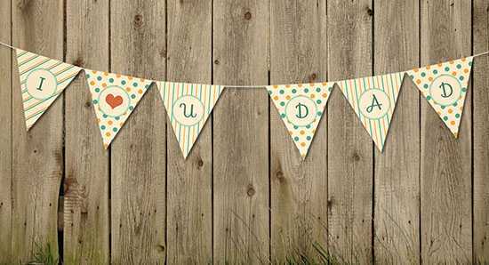 ‘Photoshop设计一个简单的三角旗横幅‘