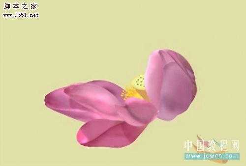 ‘PS鼠绘水彩风格荷花图‘