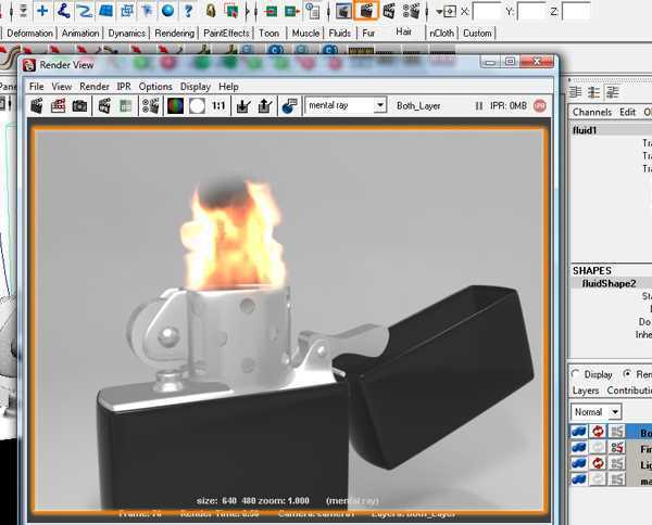 MAYA流体制作逼真火焰效果 脚本之家 MAYA动画教程