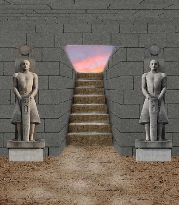 ‘教你用PS合成5000年前古老神秘的埃及古墓‘