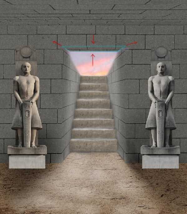 ‘教你用PS合成5000年前古老神秘的埃及古墓‘