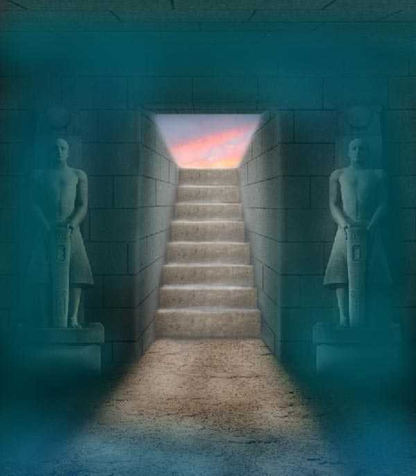‘教你用PS合成5000年前古老神秘的埃及古墓‘