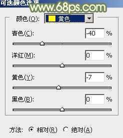 ‘Photoshop为竹林边的美女加上甜美的淡调黄绿色‘