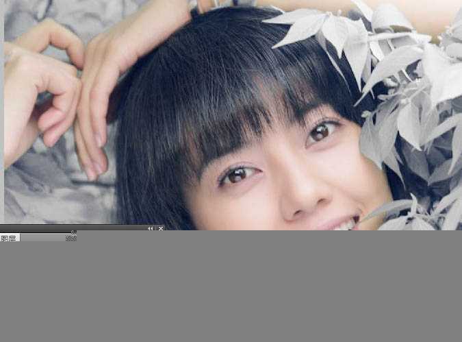 ‘Photoshop将绿色背景美女图片打造出非常干净的中性色效果‘