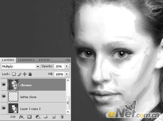 ‘Photoshop将美女图片打造出瓷器般肌肤光泽效果‘