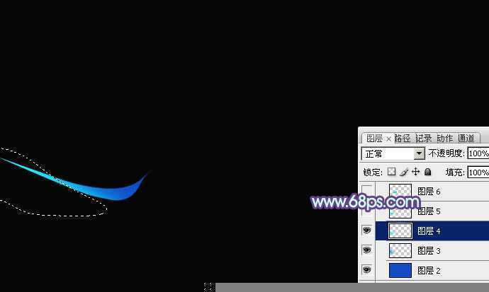 ‘Photoshop设计制作出漂亮的彩色叠加组合光束‘