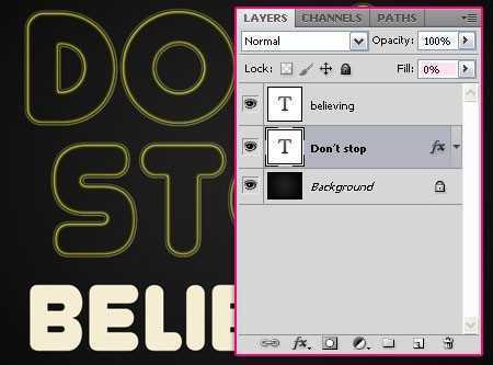 ‘Photoshop制作出漂亮的彩色萤火水晶字效果‘