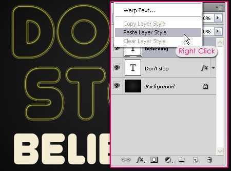 ‘Photoshop制作出漂亮的彩色萤火水晶字效果‘