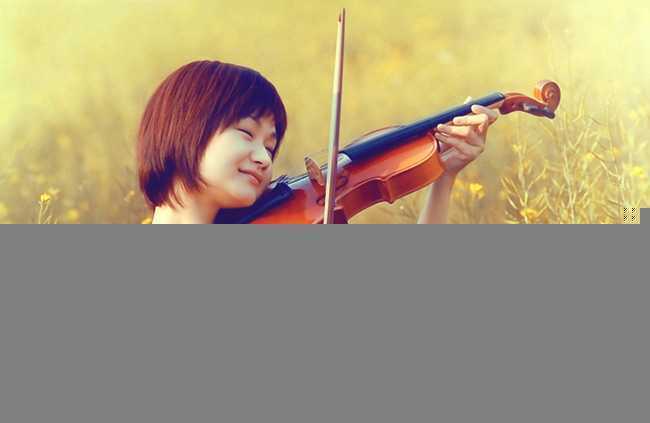 ‘Photoshop将油菜花美女图片跳出漂亮的橙黄色‘