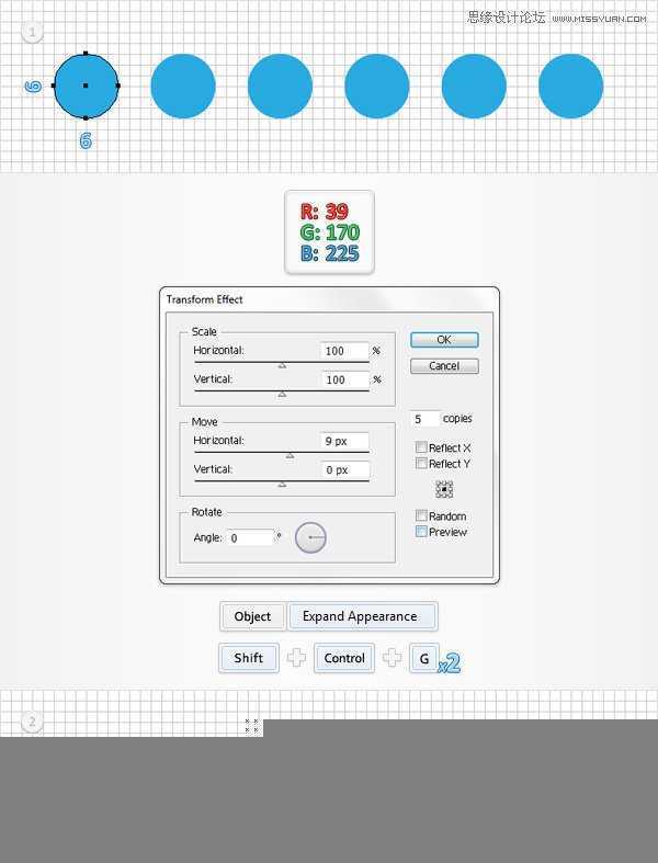 Illustrator制作马赛克效果的艺术字教程,破洛洛