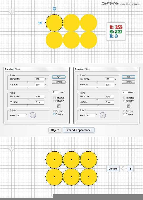 Illustrator制作马赛克效果的艺术字教程,破洛洛
