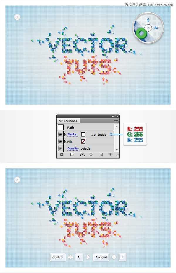 Illustrator制作马赛克效果的艺术字教程,破洛洛